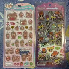 モンチッチ　パワーパフガールズ うるちゅるPOP SEAL ドロップジェリー