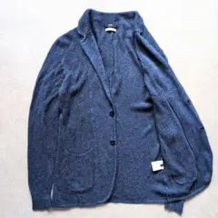 美品✨シップス リネンニットジャケット カーディガン Lサイズ