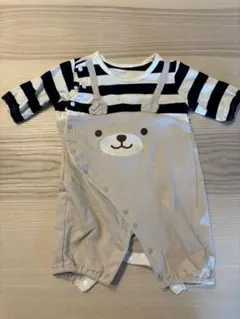 ベビーロンパース　くまちゃん　50-60cm