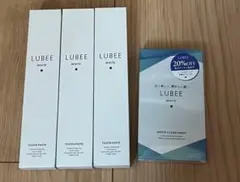 LUBEE WHITE 歯磨き粉　3個　歯磨きシート