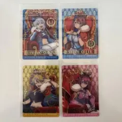 チ*ー様 ウマ娘 シンデレラグレイ キャラクターカード 4枚セット