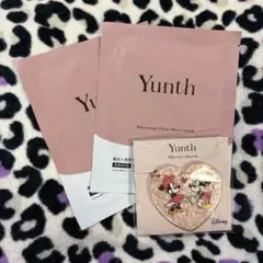 Yunthユンス 美白シートマスク ミラー付きチャーム ミッキー＆ミニー セット