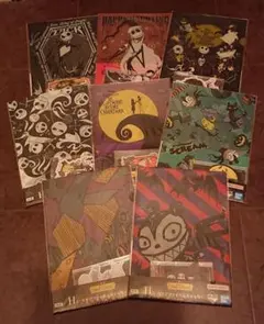 一番くじ ナイトメアービフォアクリスマス H賞 クリアファイル&ステッカー 全種