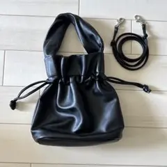 ローリーズファーム 巾着 ショルダーバッグ