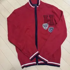 TOMMY HILFIGER ジップアップ ニット セーター Sのサムネイル