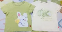 120cm 女の子Tシャツ 2枚セット 半袖Tシャツ