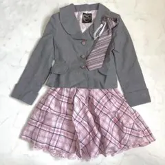 mezzo piano メゾピアノ　130 卒園入学　セットアップ　セレモニー