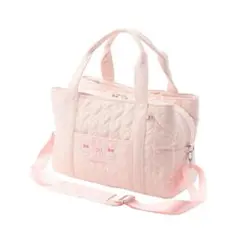完売レア☆新品タグ付☆メゾピアノ☆ウサギアップリケマザーズバッグ