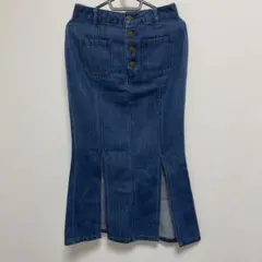 Lily Brown デニムスカート マーメイド 0号