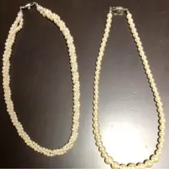 ネックレス パール風 2個セット