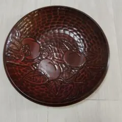 値下げ】鎌倉彫 菓子器 翁 菓子入れ - メルカリ