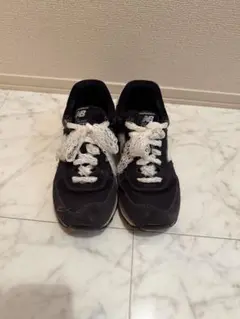 New Balance 574 スニーカー ブラック