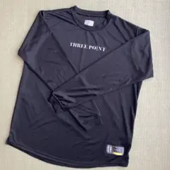 THREE POINT 長袖Ｔシャツ　Ｏサイズ