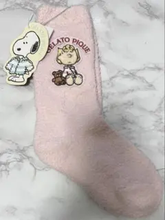 GELATO PIQUE スヌーピー ソックス ピンク