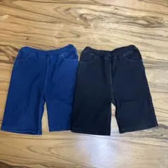 BAYFLOW デニム風ハーフパンツ 2色セット サイズ140