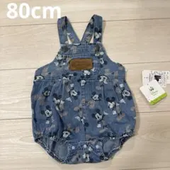 新品タグ付き！futafuta 80cm ディズニー　ロンパース