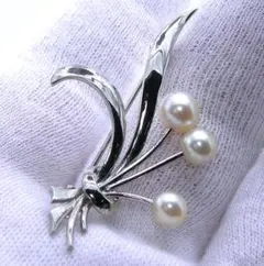 美品 MIKIMOTO ミキモト アコヤ真珠 9珠 6mm ブローチ E66 - メルカリ