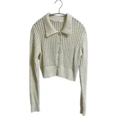 SLY/カーディガン/シアー/クロップド丈