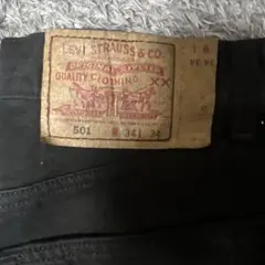 90s USA製Levi's 501 ブラックデニムパンツ W34 L34