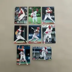 2000 プロ野球チップス 広島カープ 野球カード 8枚