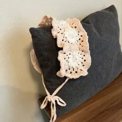 【ハンドメイド】ヘッドドレス　バブーシュカ　お花