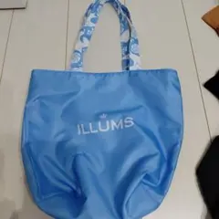 ILLUMS ノベルティートートバッグ ライトブルー