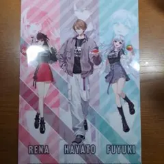 にじさんじ 夜見れな 加賀美ハヤト 葉加瀬冬雪 クリアファイル くら寿司 コラボ