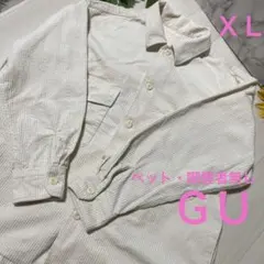 【ＧＵ】ジーユー ＸＬ　ウター　 上着 羽織り コーデュロイ 白