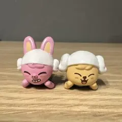 SKZOO びっくらたまご　ふろふちころりん　パピーム&トゥエッキ