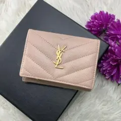 2026年最新】Saint Laurent カラー：ベージュ系 レディース 三つ折り