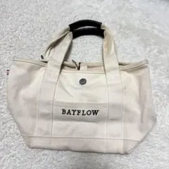 BAYFLOW トートバッグ キャンバス地 ハンドバッグ ベージュのサムネイル
