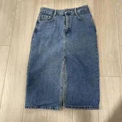 TRAFALUC ブルーデニム タイトスカート