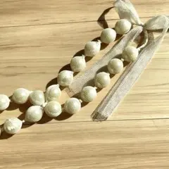 大粒パールロングネックレス