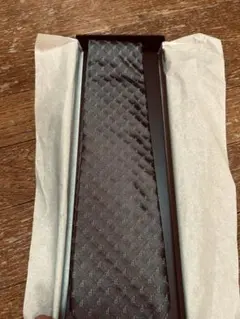 【Dunhill】ダークグレー シルク ネクタイ 箱付き