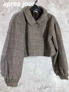 ✨apres jour アプレジュール　ショートジャケット　アウター　レディースのサムネイル