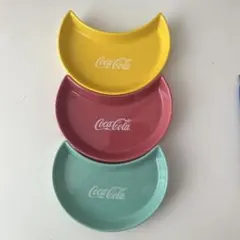 Coca-Cola 　コカ・コーラ　春色トリ皿 3色セット