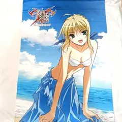 ヤ*ト様 Fate fgo コミケ限定 等身バスタオル セイバー 水着 - メルカリ