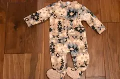 NEXT baby フリースロンパース　冬服　子供服　80