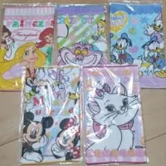 ディズニー　ミニタオル　５枚セット　未開封品