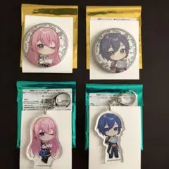 ミニキャラ缶バッジ　キーホルダー　劇場版プロセカ　巡音ルカ　KAITO