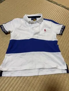 Polo Ralph Lauren ポロシャツ 3T ホワイト/ブルー