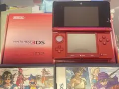 ニンテンドー 3DS レッド 本体 美品「箱/説明書」有り