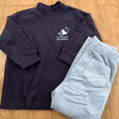 ミッキーマウス パジャマ 110cm ネイビー