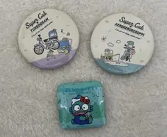 サンリオ　缶バッチ　セット