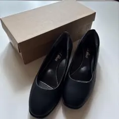 アンジュパッセ 本革 高級レザー フォーマル パンプス 23cm