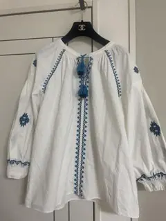 LOUNIE ルーニー　シャツ　ブラウス　刺繍のサムネイル