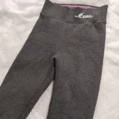 MENAIC フリース内側 ダークグレー レギンス 元祖裏起毛もっこもこレギンス