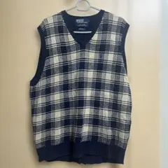 Polo by Ralph Lauren チェック柄 ベスト L
