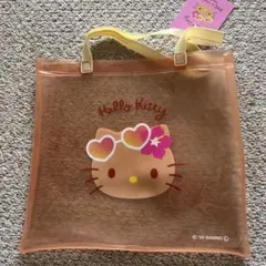 日焼けキティ❤︎PVCトートバッグ　ダイソー　DAISO