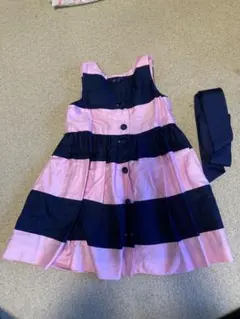 Ralph Lauren ラルフローレン　ワンピースピンクネイビー